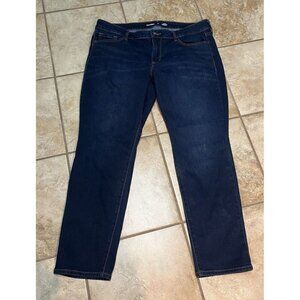 Old Navy Jeans Sz 14 Short Mid Rise Women's Denim  Power Slim Straight Leg U12h